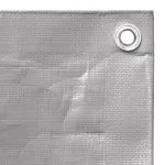 Prelată 260 g/m², gri, 3×6 m, HDPE