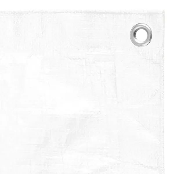 Prelată 180 g/m², alb, 3×6 m, HDPE