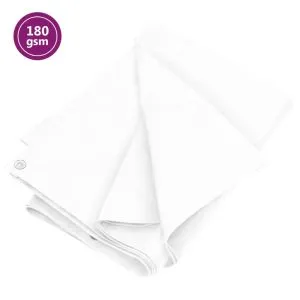 Prelată 180 g/m², alb, 4×5 m, HDPE