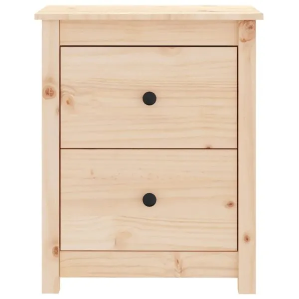 Noptiere, 2 buc., 50x35x61,5 cm, lemn masiv de pin