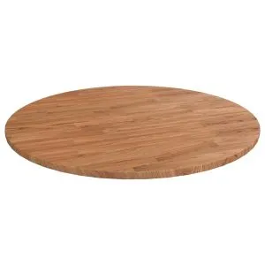 Blat de masă rotund maro deschis Ø90x1