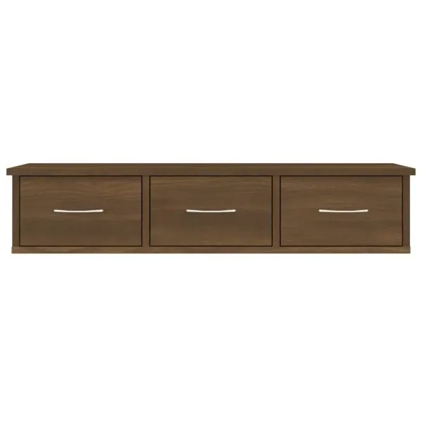Dulap de perete, stejar maro, 88x26x18,5 cm, lemn prelucrat