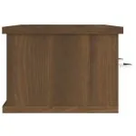 Dulap de perete, stejar maro, 88x26x18,5 cm, lemn prelucrat