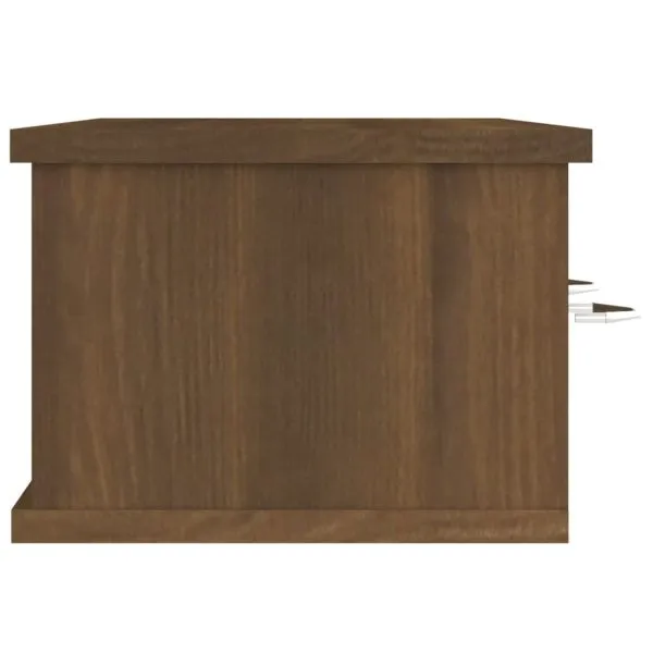 Dulap de perete, stejar maro, 88x26x18,5 cm, lemn prelucrat