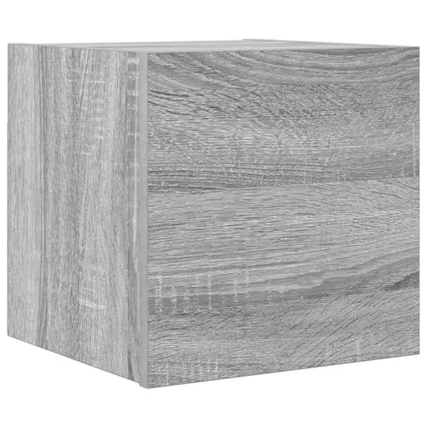 Dulapuri TV montaj pe perete, sonoma gri, 30,5x30x30 cm