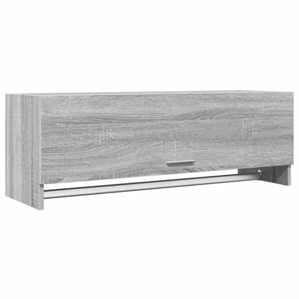 Șifonier, gri sonoma, 100×32,5×35 cm, lemn prelucrat