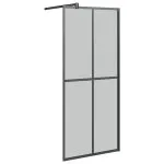Paravan duș walk-in 80×195 cm sticlă securizată culoare închisă