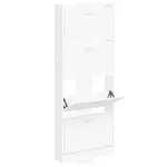 Pantofar, alb, 59x17x150 cm, lemn prelucrat