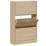 Pantofar, stejar sonoma, 63x24x103 cm, lemn prelucrat