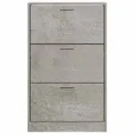 Pantofar, gri beton, 63x24x103 cm, lemn compozit