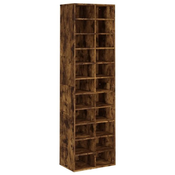 Pantofar, stejar fumuriu, 54x34x183 cm, lemn prelucrat