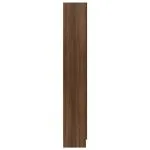 Dulap vitrină, stejar maro, 82,5×30,5×185,5 cm, lemn prelucrat
