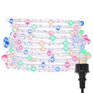 Cablu luminos cu 480 LED-uri, multicolor, 20 m, PVC