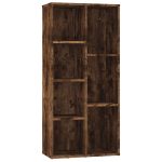 Bibliotecă, stejar fumuriu, 50x25x106 cm