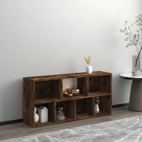Bibliotecă, stejar fumuriu, 50x25x106 cm