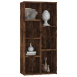 Bibliotecă, stejar fumuriu, 50x25x106 cm