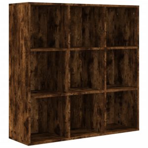 Bibliotecă, stejar fumuriu, 98x29x97,5 cm
