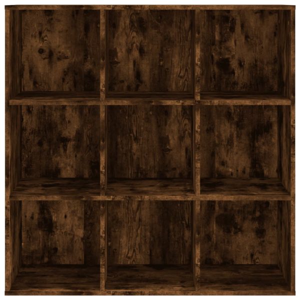 Bibliotecă, stejar fumuriu, 98x29x97,5 cm