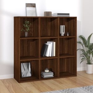 Bibliotecă, gri sonoma, 98x29x97,5 cm