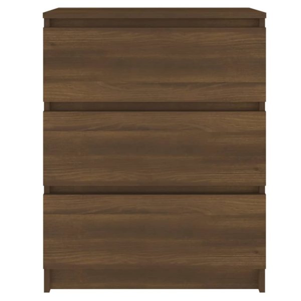 Dulap, stejar maro, 60x35x76 cm, lemn prelucrat