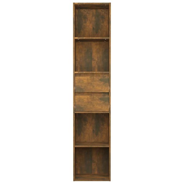 Bibliotecă, stejar fumuriu, 36x30x171 cm, lemn prelucrat