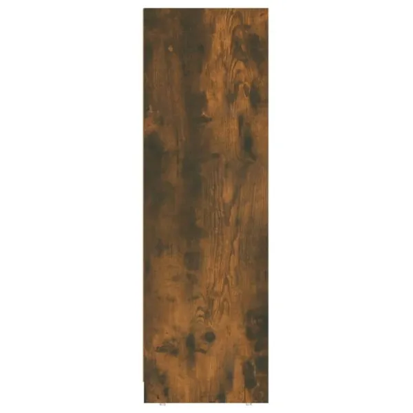 Dulap de baie, stejar fumuriu, 30x30x95 cm, lemn prelucrat