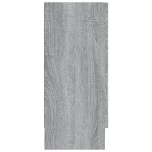 Dulap vitrină, gri sonoma, 120×30,5×70 cm, lemn prelucrat