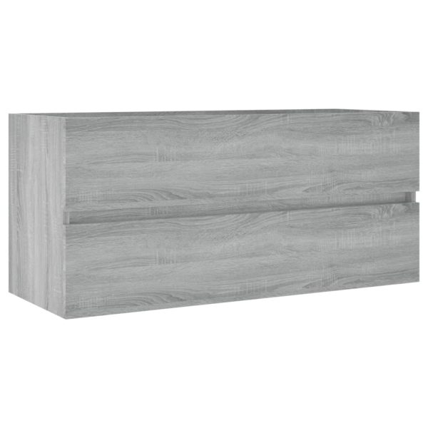 Dulap de chiuvetă, sonoma gri, 100×38,5×45 cm, lemn prelucrat