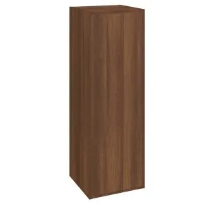 Comodă TV, stejar maro, 30,5x30x90 cm, lemn prelucrat