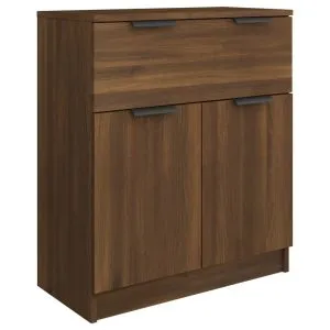 Dulap, stejar maro, 60x30x70 cm, lemn prelucrat