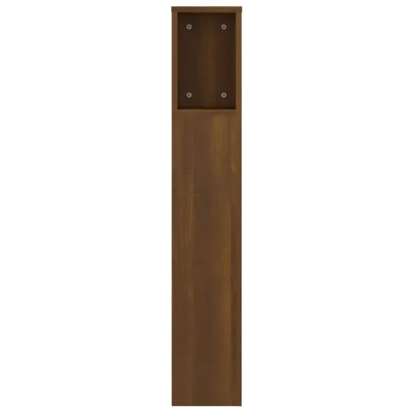 Dulap tăblie, stejar maro, 140×18,5×104,5 cm