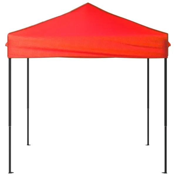Cort pliabil pentru petrecere, roșu, 2×2 m
