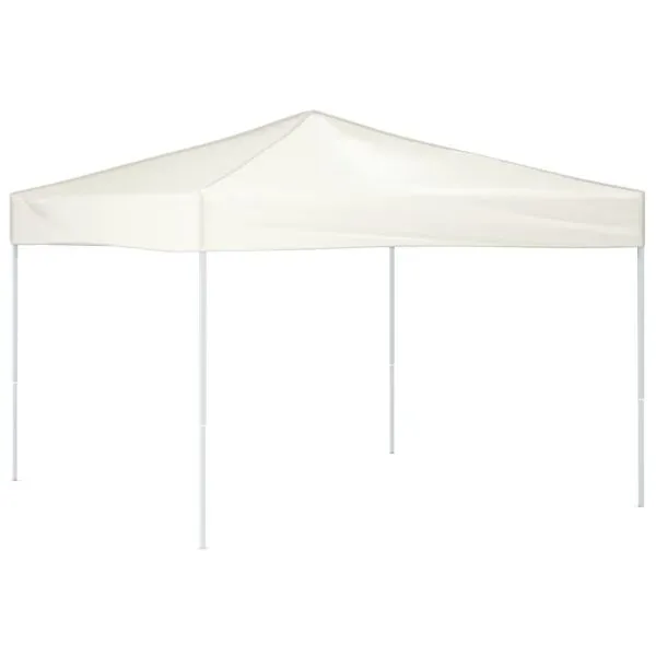 Cort pliabil pentru petrecere, crem, 3×3 m