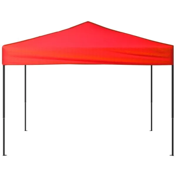 Cort pliabil pentru petrecere, roșu, 3×3 m