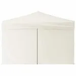 Cort pliabil pentru petrecere, pereți laterali, crem, 3×3 m
