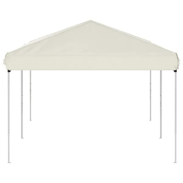 Cort pliabil pentru petreceri, crem, 3×6 m