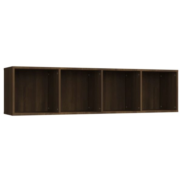 Bibliotecă/dulap TV stejar maro 143x30x36 cm lemn prelucrat