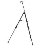 Șevalet de expunere reglabil, negru, metal