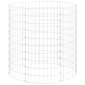 Stâlp de gabion, Ø100×100 cm, oțel galvanizat, circular