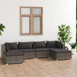 Set mobilier de grădină cu perne