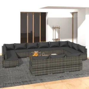 Set mobilier de grădină cu perne
