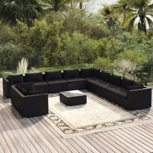 Set mobilier de grădină cu perne