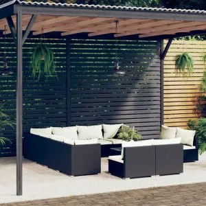 Set mobilier de grădină cu perne