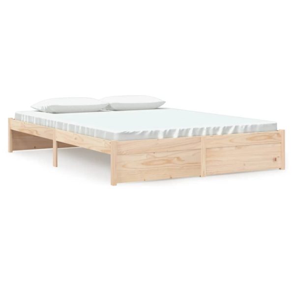 Cadru de pat King Size, 150×200 cm, lemn masiv