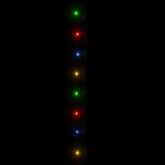 Instalație cu 2000 LED-uri, multicolor, 200 m, PVC