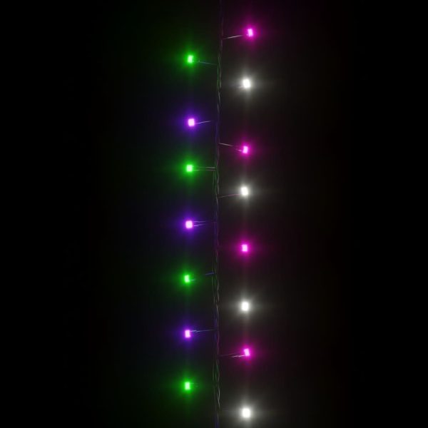 Instalație compactă cu 400 LED-uri, pastel multicolor, 13 m PVC