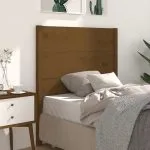 Tăblie de pat, maro miere, 96x4x100 cm, lemn masiv de pin