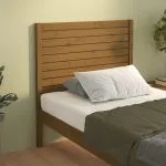 Tăblie de pat, maro miere, 106x4x100 cm, lemn masiv de pin