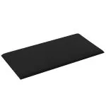 Panouri de perete 12 buc. negru 30×15 cm textil 0,54 m²
