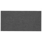 Panouri de perete 12 buc. gri închis 60×30 cm textil 2,16 m²1
